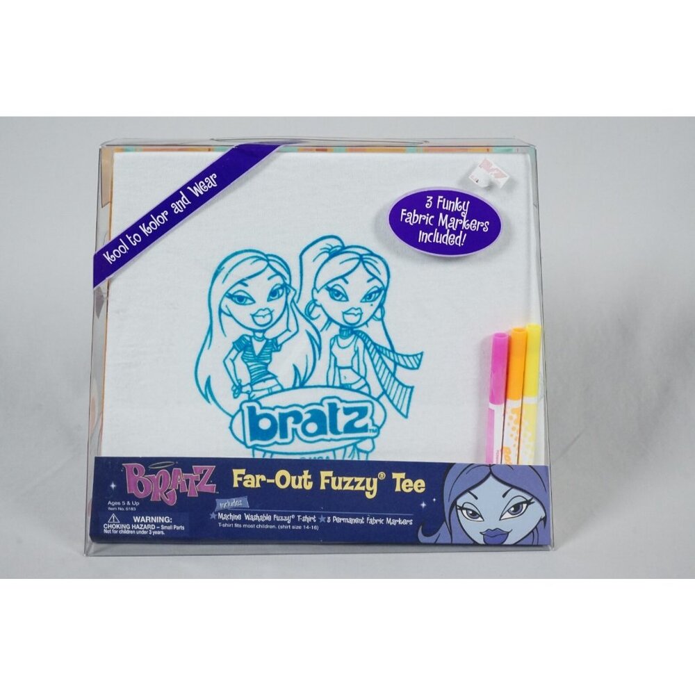 Bratz Dolls Far-Out Fuzzy Tee - New in Box - DIY 2004 Vintage RARE
